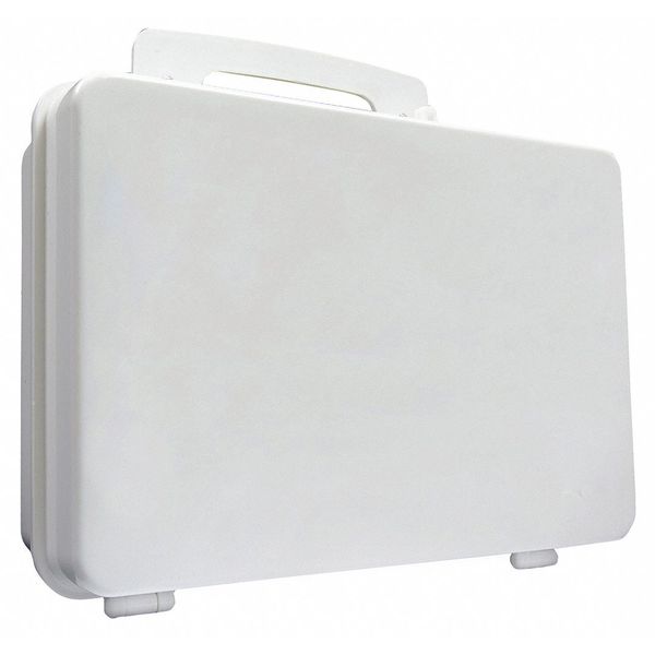 Zoro Select Empty First Aid Cabinet, Plastic Case, White 9999-2707
