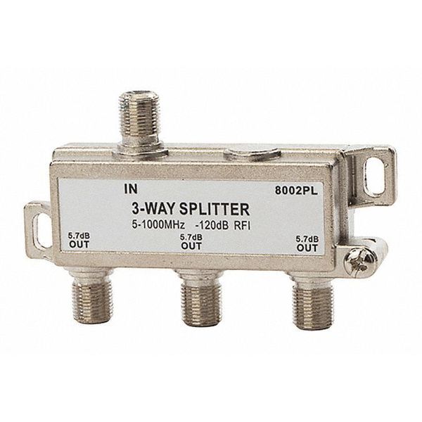 Nsi Industries High Freq. 3 Way Coax Splitter CS-3HF