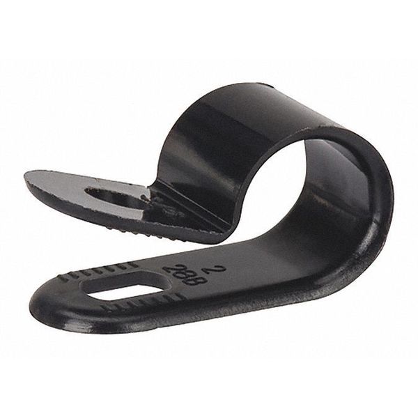 Nsi Industries Cable Clamp Blk .125X.375 100 NC-125-0