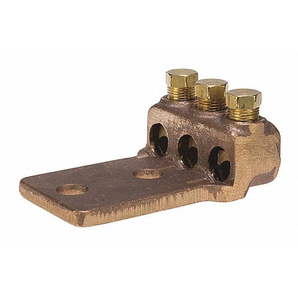 Nsi Industries Terminal Lug 300-4/0 Bronze 3 Port TL250-3L2