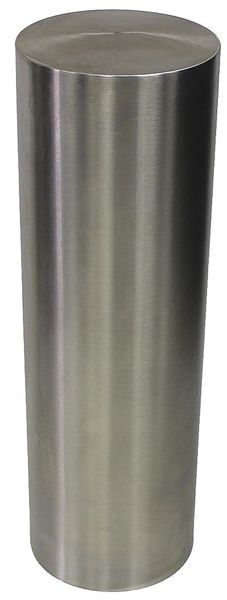 Calpipe Security Bollards Bollard Cover, 36In H, Stainless Steel SSLV06000-F