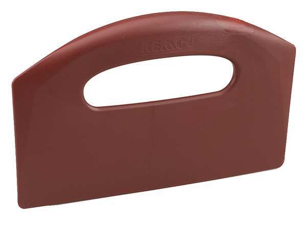 Remco Bench Scraper, Poly, 8-1/2 x 5 In, MD Red 6960MD4