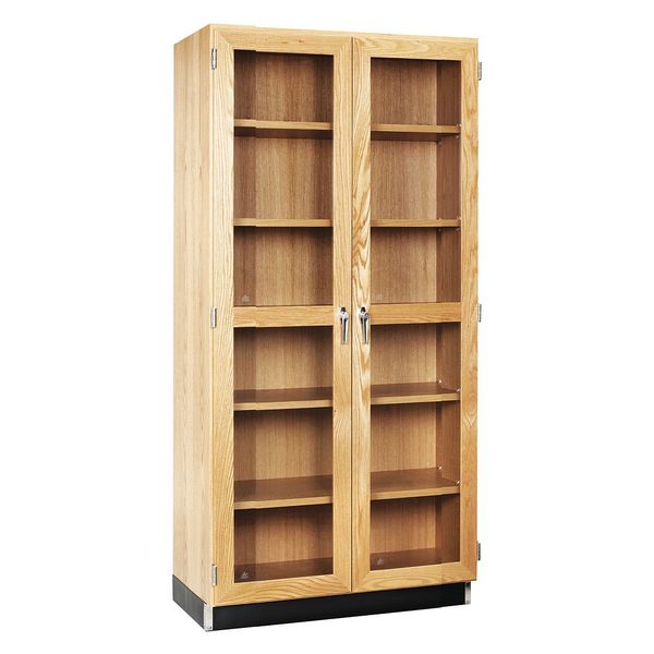 Diversified Spaces Red Oak Storage Cabinet, 36 in W, 84 in H 358-3622K