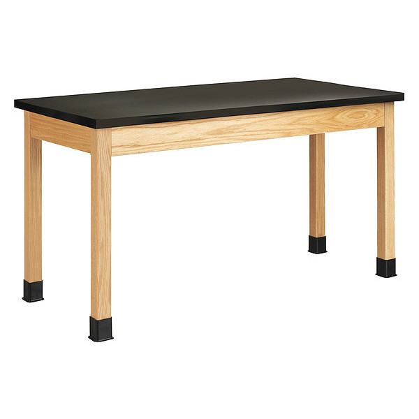 Diversified Spaces Rectangle Table, 60" W, 62" L, 34" H, Maple Top, Maple P7145M34SC