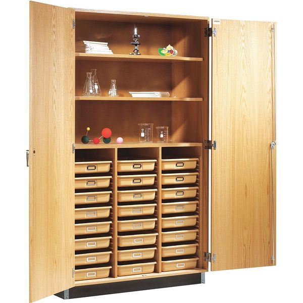 Diversified Spaces Maple Storage Cabinet, 48 in W, 84 in H 351-4822M
