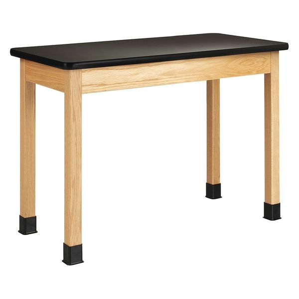 Diversified Spaces Rectangle Table, 60" X 36", Wood Top, Oak P714LBBK36N