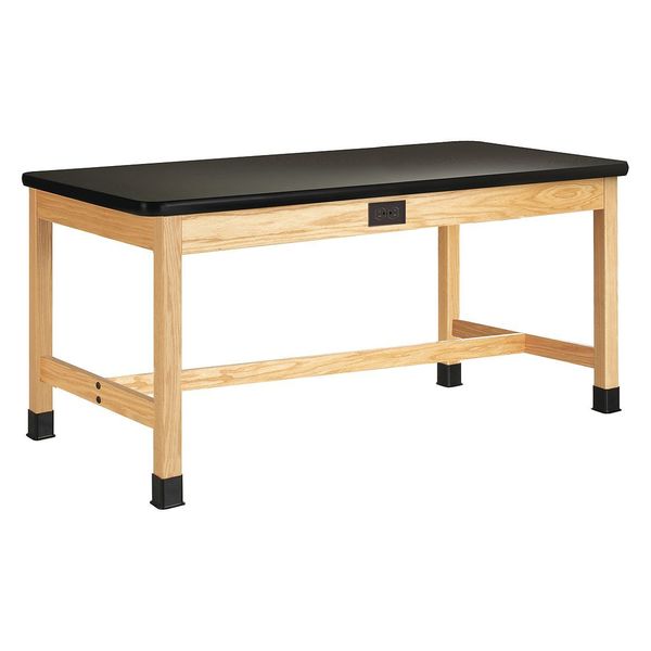 Diversified Spaces Rectangle Table, 72" X 36", Wood Top P740LBBK36SE