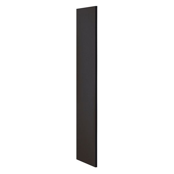 Salsbury Industries End Panel, Flat Top, 18" Wx60" H, Black 33303BLK