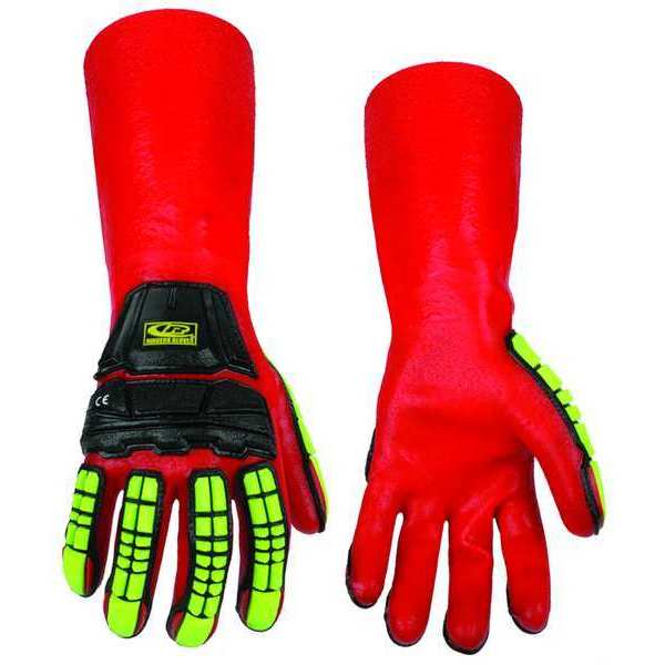 Ansell R-Chem Impct Glove, Shrt Cuff, 35cm, M/L, PR 074-10