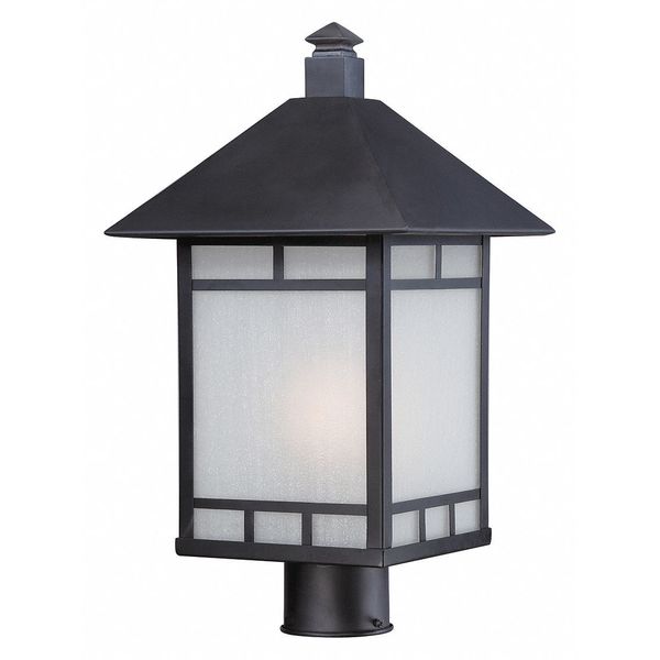 Nuvo Drexel 1-Light Outdoor Post Fixture with Frosted Seed Glass 60-5605