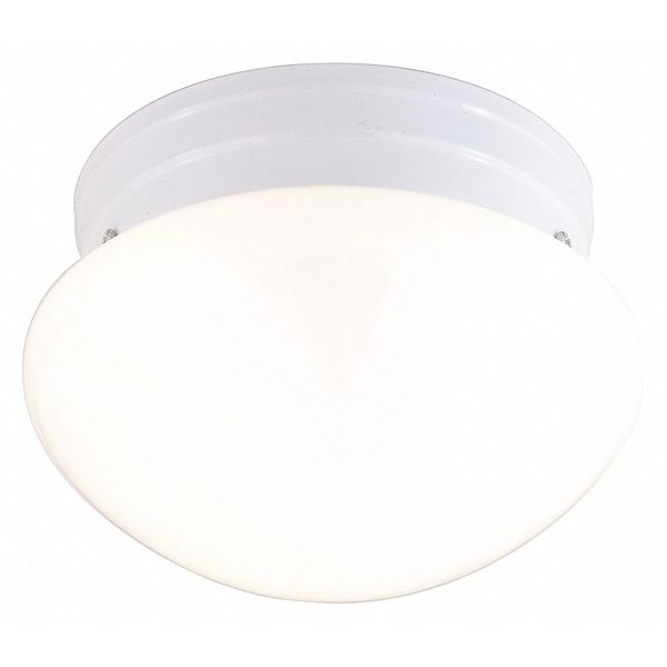 Nuvo 2 Light 10 in. Flush Mount Medium White Mushroom White SF77-062