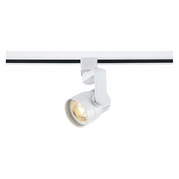 Nuvo 1-Light, LED, 12W Track Head, Angle Arm, White, 24 Deg. Beam TH421