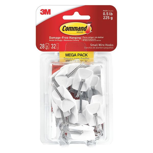 Command Small Wire Hook Mega Pack, PK12 17067-MPES