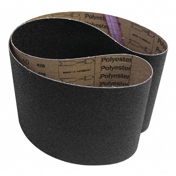 Vsm Abrasive Belt, 220 Grit, SC, 3 x 21", PK10, Coated, 3" W, 21" L, 220 Grit, Very Fine, Silicon Carbide 9052