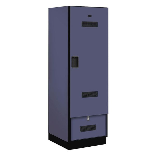 Salsbury Industries Gear Locker, 24Wx76Hx24"D, Blue 30074BLU