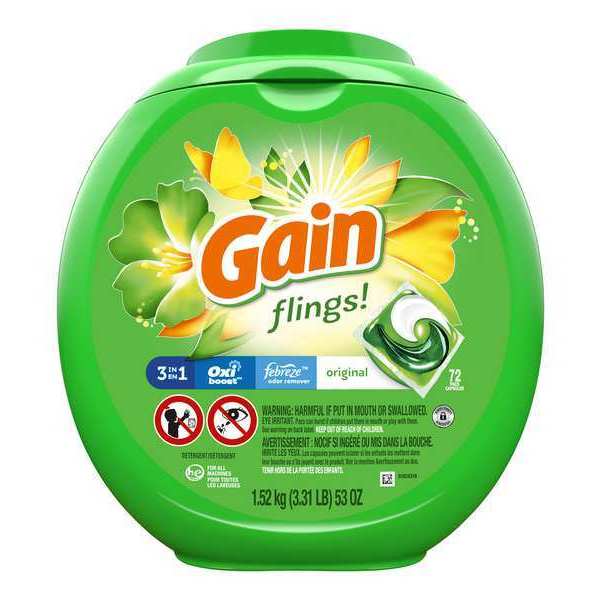 Gain Flings Laundry Detergent Pods, Original S 86792-EA