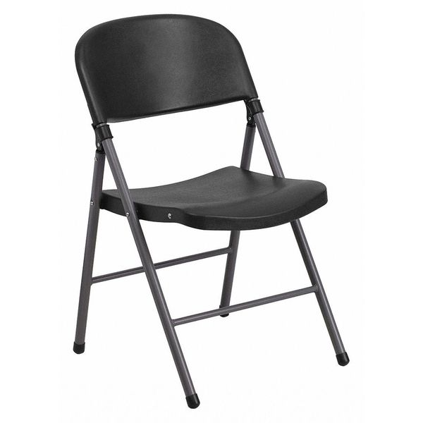 Flash Furniture Black Plastic Folding Chair DAD-YCD-50-GG