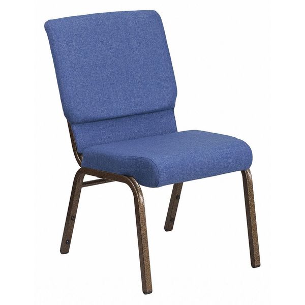 Flash Furniture Church Chair, 25"L33-1/4"H, FabricSeat, HerculesSeries FD-CH02185-GV-BLUE-GG