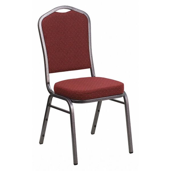 Flash Furniture Banquet Chair, 20-1/4"L38"H, FabricSeat, HerculesSeries NG-C01-HTS-2201-SV-GG