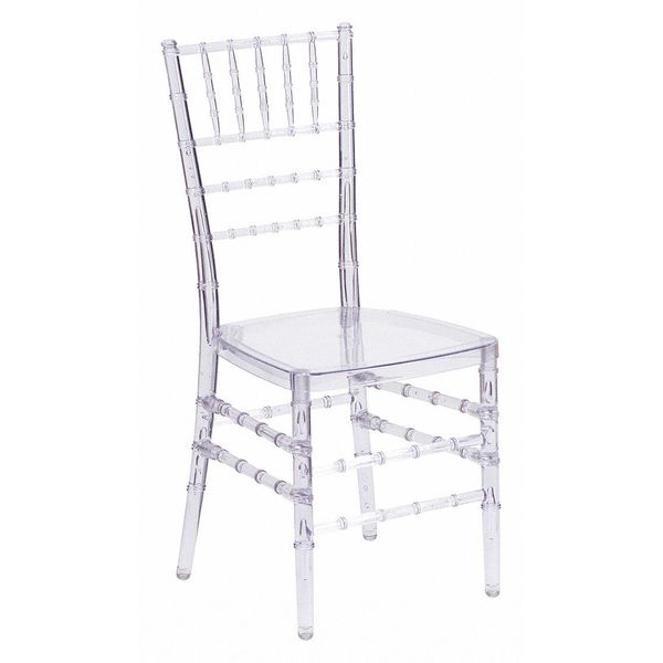 Flash Furniture Stacking Chiavari Chair, 20"L36-1/4"H, TraditionalSeries BH-ICE-CRYSTAL-GG