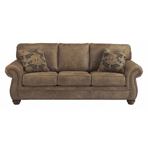 Flash Furniture Earth Leather Sofa, 39" x 38" FSD-3199SO-ERT-GG