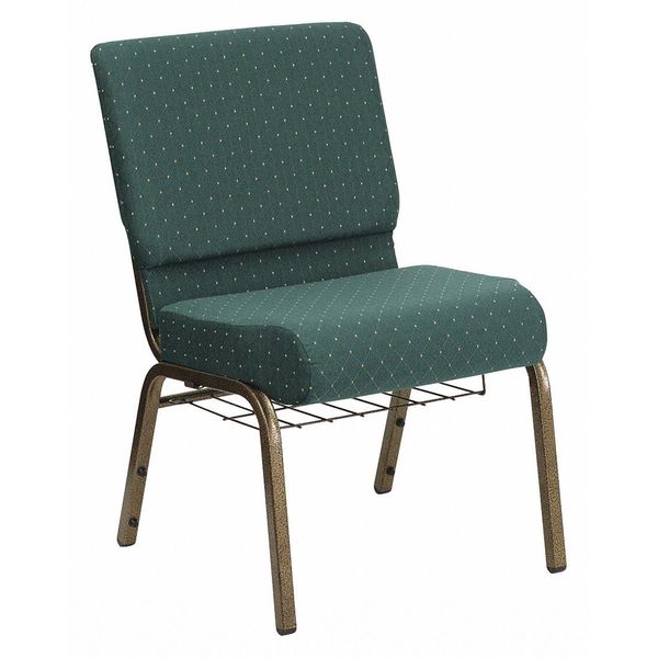 Flash Furniture Church Chair, 25"L33"H, FabricSeat, HerculesSeries FD-CH0221-4-GV-S0808-BAS-GG