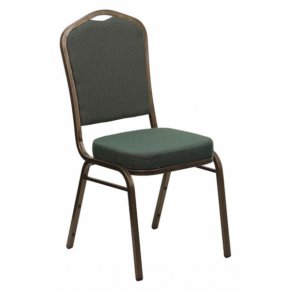 Flash Furniture Banquet Chair, 20-1/4"L38"H, FabricSeat, HerculesSeries FD-C01-GOLDVEIN-0640-GG