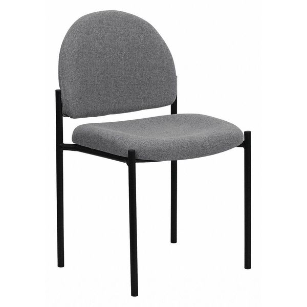 Flash Furniture Gray Fabric Stack Chair BT-515-1-GY-GG