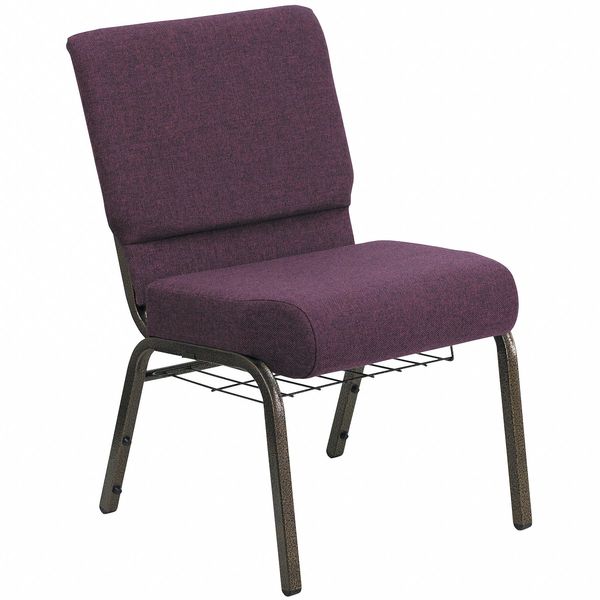 Flash Furniture Church Chair, 25"L33"H, FabricSeat, HerculesSeries FD-CH0221-4-GV-005-BAS-GG