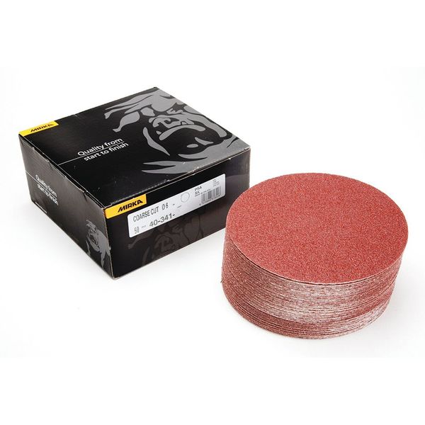 Mirka Coarse Cut, PSA Disc, 6", P60, PK50 40-341-060