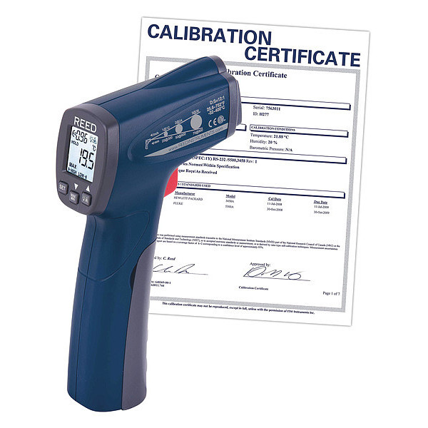 Reed Instruments Compact Infrared Thermometer, 12:1,752 R2300-NIST