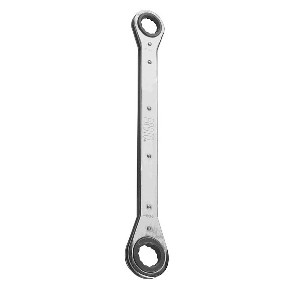 Proto Ratcheting Box Wrench, Double Box End J1191T-A