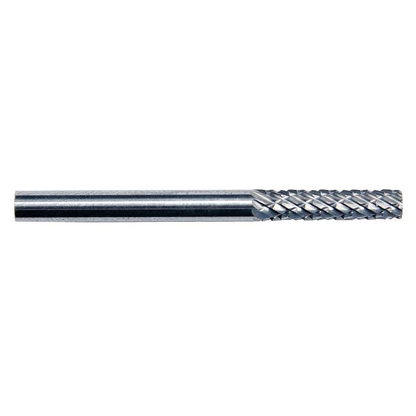 Zoro Select Carbide Bur, Cylindrical Flat End, 1/4 19D788