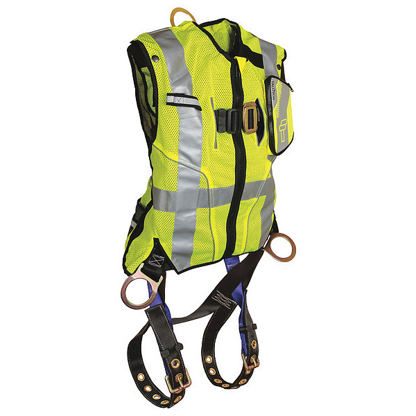 Falltech Full Body Harness, L/XL, Polyester G7018LXL