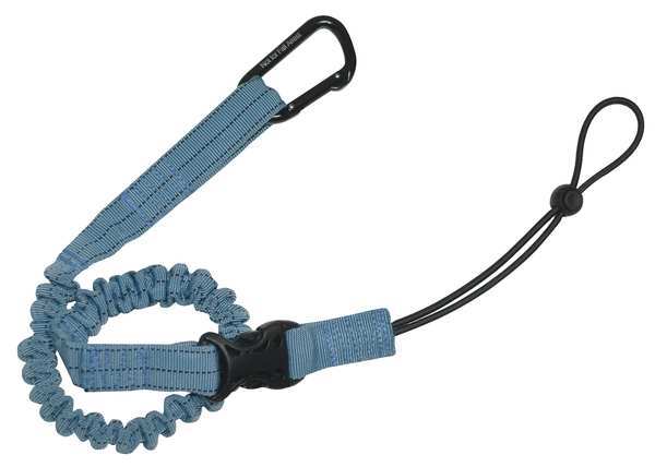 Falltech Tool Lanyard, 35 In. L, Blue, Polyester 5027E