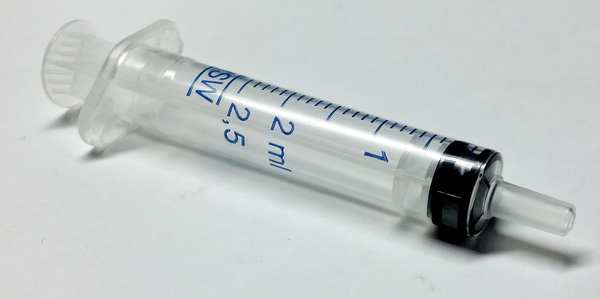 Henke-Ject Disp Syringe, Luer Slip, 2.5 mL, PK100 5020.000V0