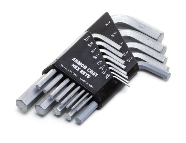 Armor Coat 13 Piece SAE L-Shape Hex Key Set, UST260072 UST260072