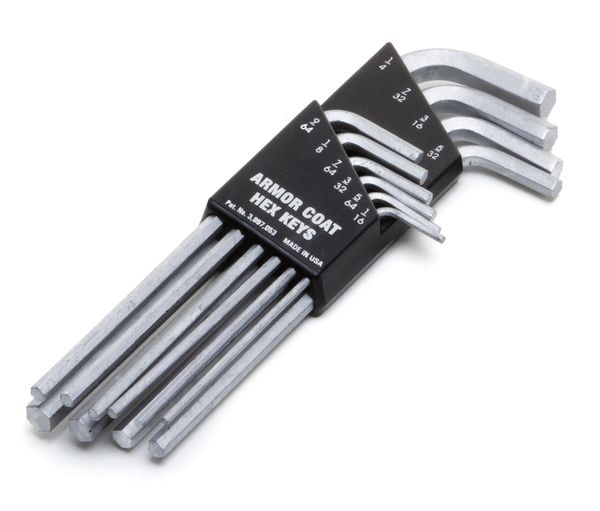 Armor Coat 10 Piece SAE L-Shape Hex Key Set, UST260071 UST260071