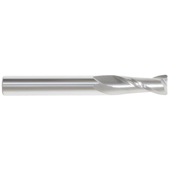 Zoro Select Carbide End Mill, 3/8In, 2FL, Single, 2-1/2 204-602850