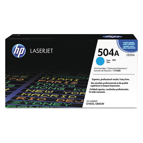 Hp Toner Cartridge, Cyan CE251A