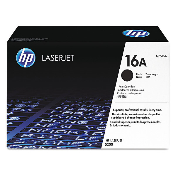 Hp Toner Cartridge, Cyan/Magenta/Yellow Q7516A