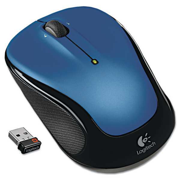 Logitech Mouse, Wireless, Laser, Blue LOG910002650