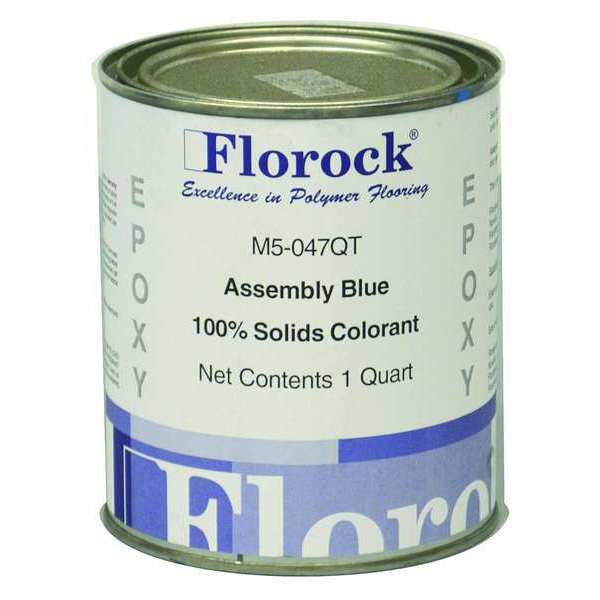 Florock Epoxy Colorant, Assembly Blue, 1 qt. M5-047QT