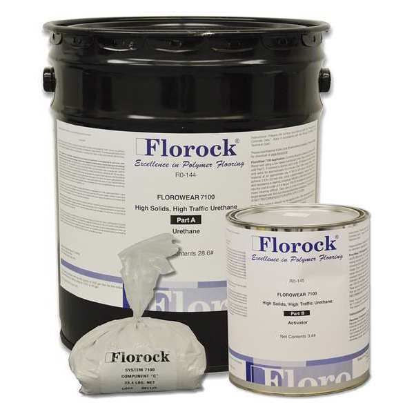 Florock 4.5 gal Floor Resin 4700 Kit, Gloss Finish, Clear, Solvent Base R0-144KT