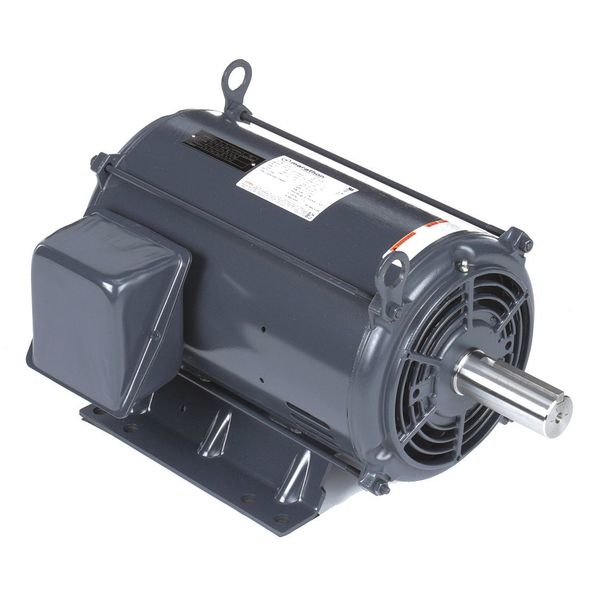 Marathon Motors 3-Phase Belt Drive Motor, 7 1/2, 3 1/3 HP, 254T Frame, 460V AC Voltage, 1,755 Nameplate RPM 254TTDX7208