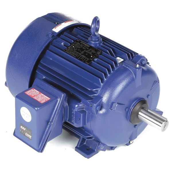 Marathon Motors 3-Phase Severe Duty Motor, 15 HP, 254T Frame, 230/460V AC Voltage, 1,772 Nameplate RPM 254TTFCD6529