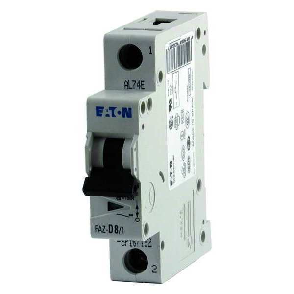 Eaton Circuit Breaker, FAZ Series 1A, 1 Pole, 277/480V AC, C Curve FAZ-C1/1-SP