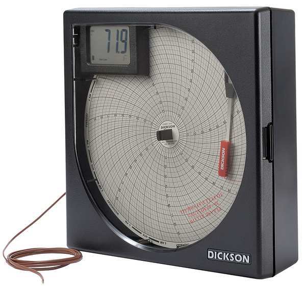 Dickson Temperature Chart Recorder, KThermocouple KT8P2