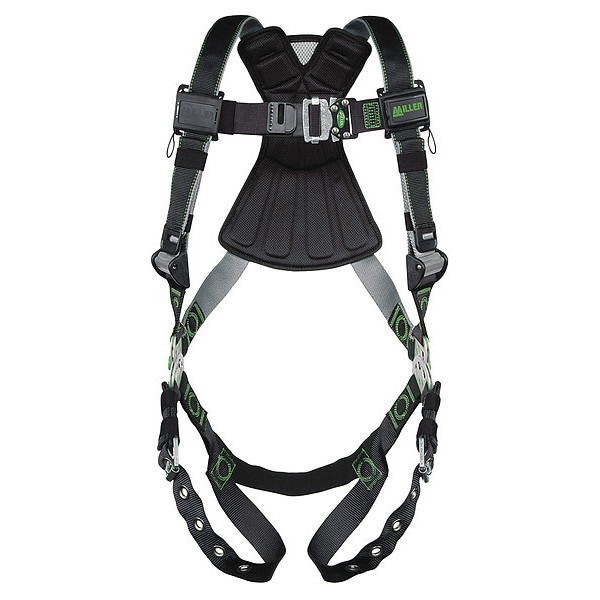 Honeywell Miller Full Body Harness, 2XL/3XL, Polyester RDT-TB/XXL/XXXLBK