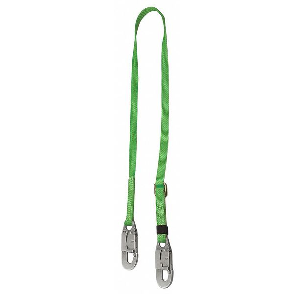 Adjustable Web Positioning Lanyard with Locking Snap Hooks